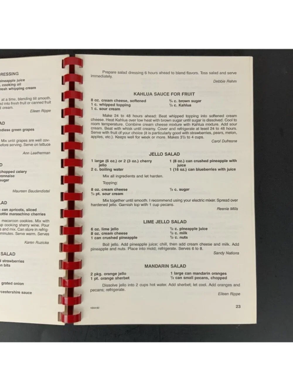 St Gerard Majella Home Cookin Cookbook 1992 Spiral Bound St Louis MO